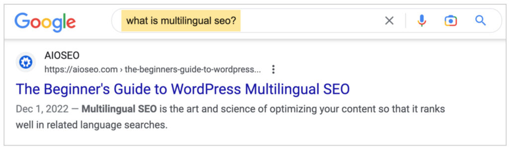 example of meta description in serp