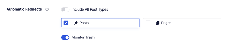 Setting automatic redirects in All in One SEO