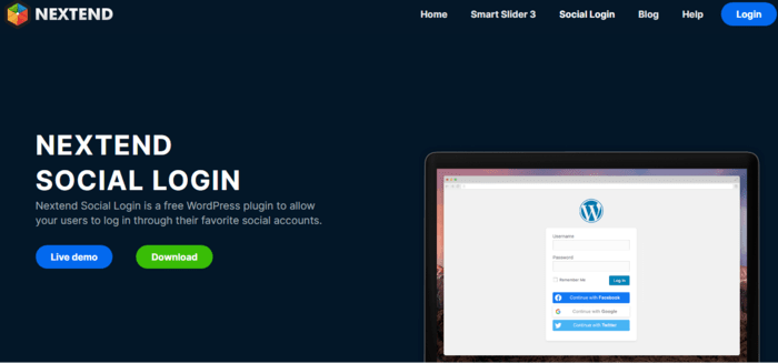 Nextend Social Login is an excellent option if you're looking for a plugin that enables users to login with their social media profiles.