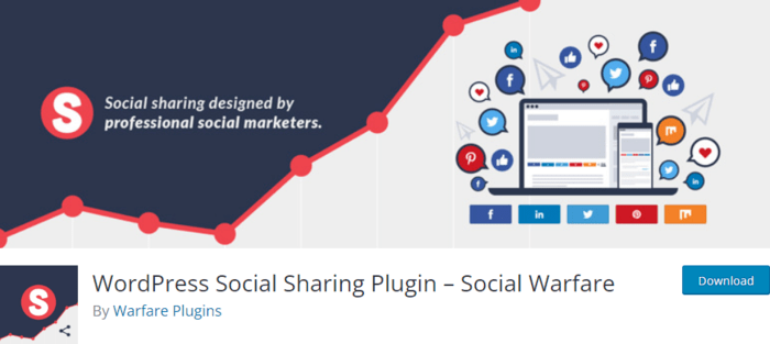 Social Warfare is a powerful social media plugin that supercharges engagement.