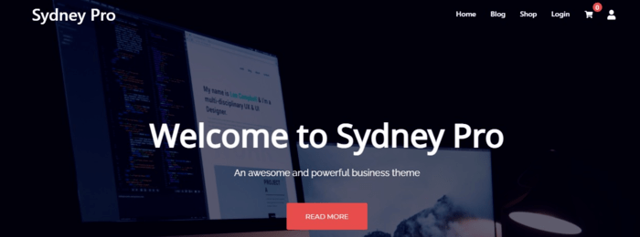 Sydney is a versatile theme that also ranks as one of the best WordPress themes for SEO.