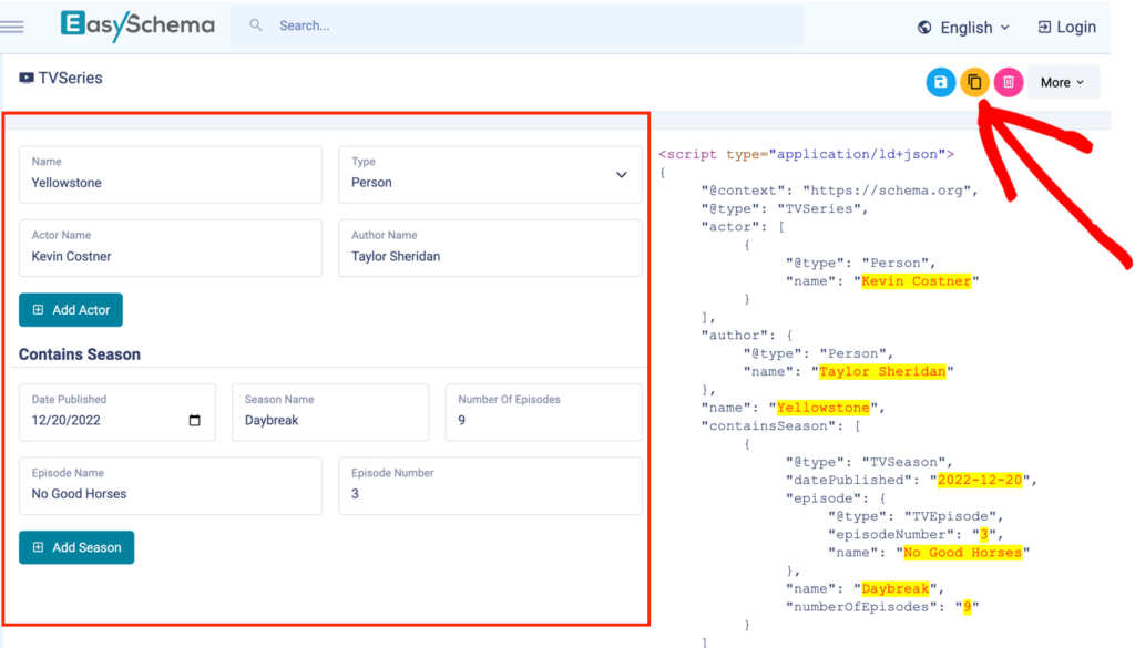 easyschema generator