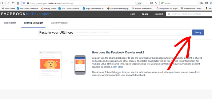 Facebook Sharing Debugger