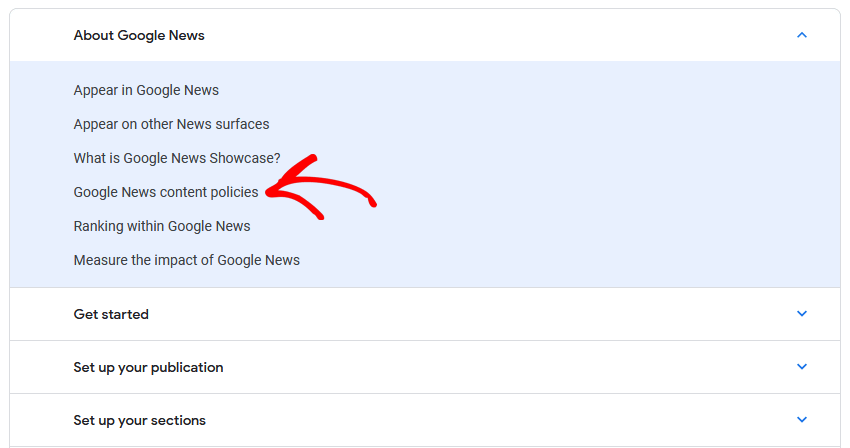 Google News content policies