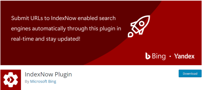 You can find the IndexNow plugin in the WordPress plugin directory.