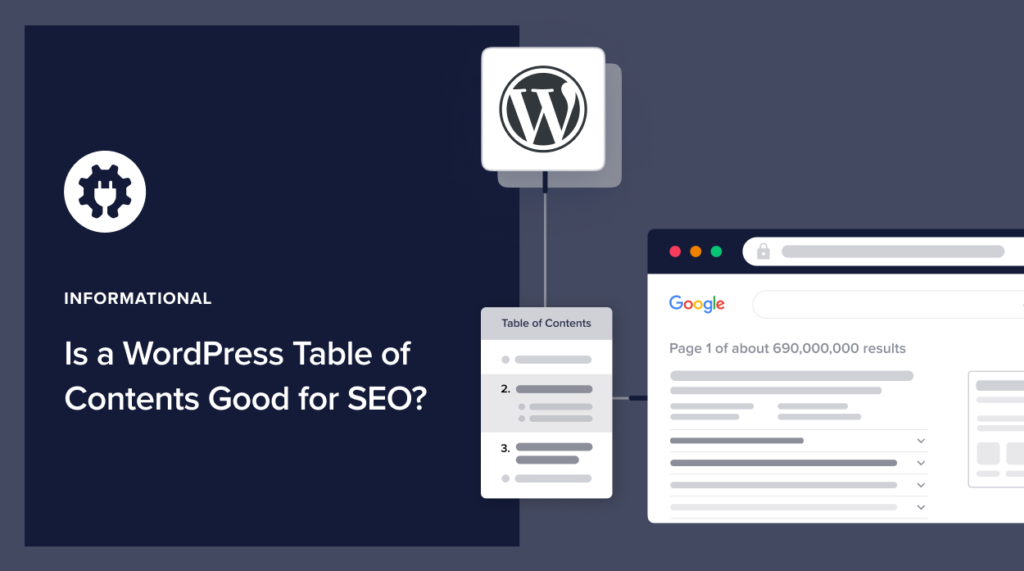 wordpress table of contents for seo