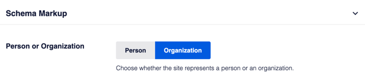 Adding rich snippets to WordPress using AIOSEO - person or organization