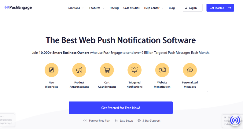 pushengage free push notification plugin