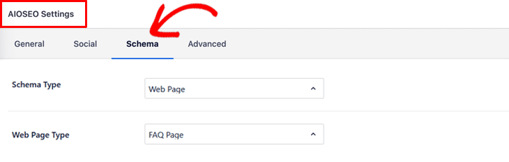 Adding FAQ schema to your post or pages in All in One SEO