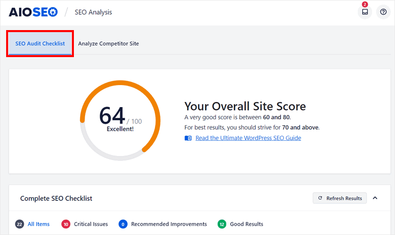 seo audit checklist page